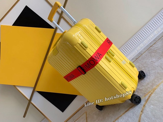 RIMOWA行李箱四輪拉杆箱 型號90080 Rimowa Essential全新色彩系列 日默瓦行李超輕pc拉鏈箱 gdx1210